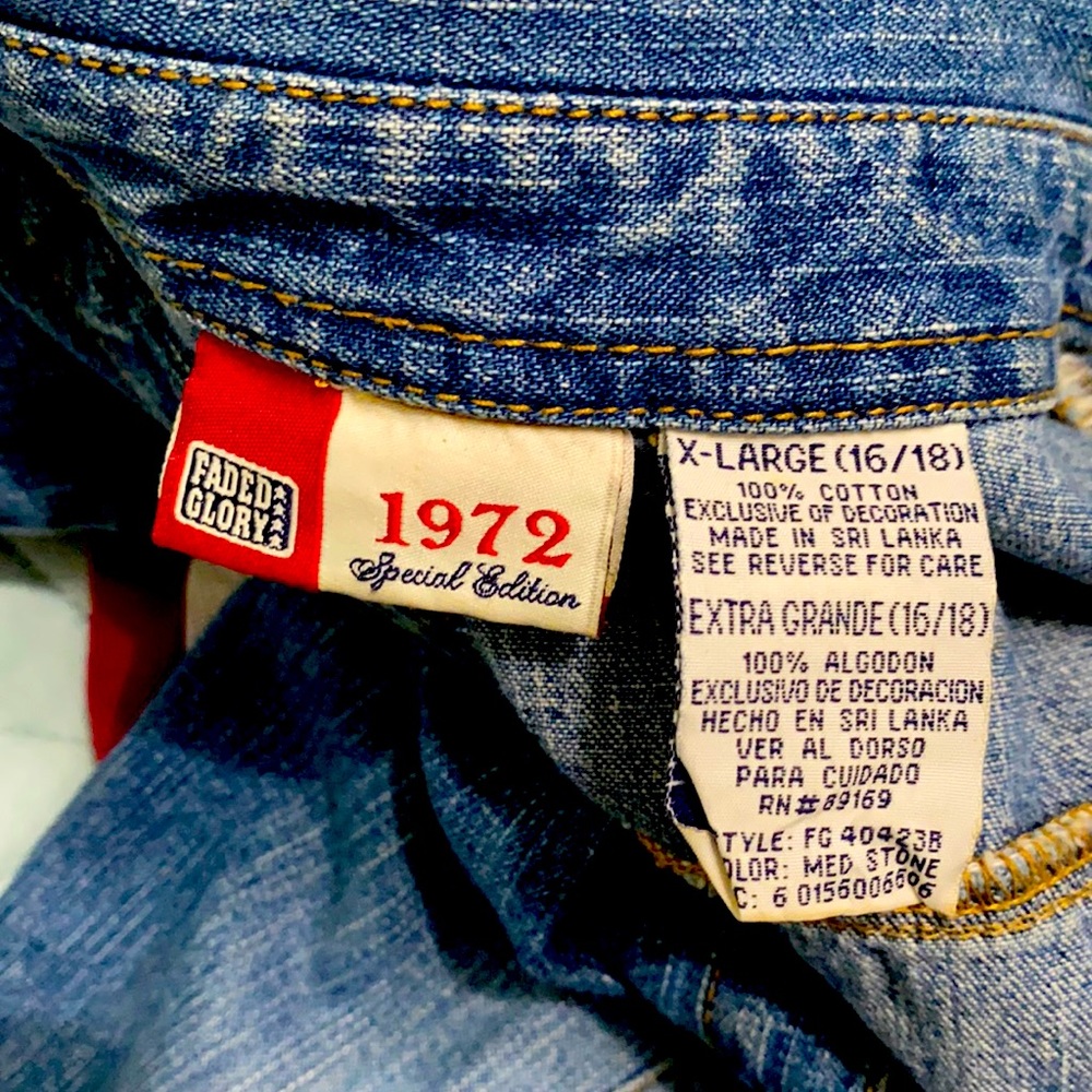 Faded Glory Long Denim Jacket